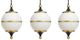 Harp & Finial® Benedict II Black/Milk Chandelier-1