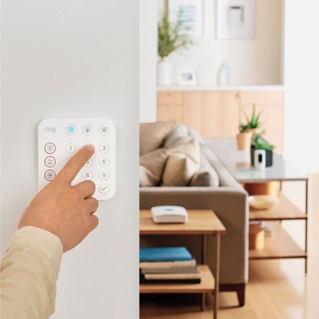 ring 8 Piece White Alarm Pro Security Kit,-1