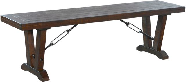 Sunny Designs™ Homestead Tobacco Leaf Bench with Turnbuckles -0
