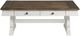 Intercon Drake French Oak Coffee Table with Rustic Gray Base-1