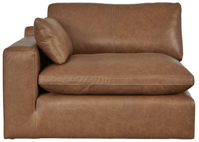 Signature Design by Ashley® Emilia 2-Piece Caramel Sectional Loveseat-1