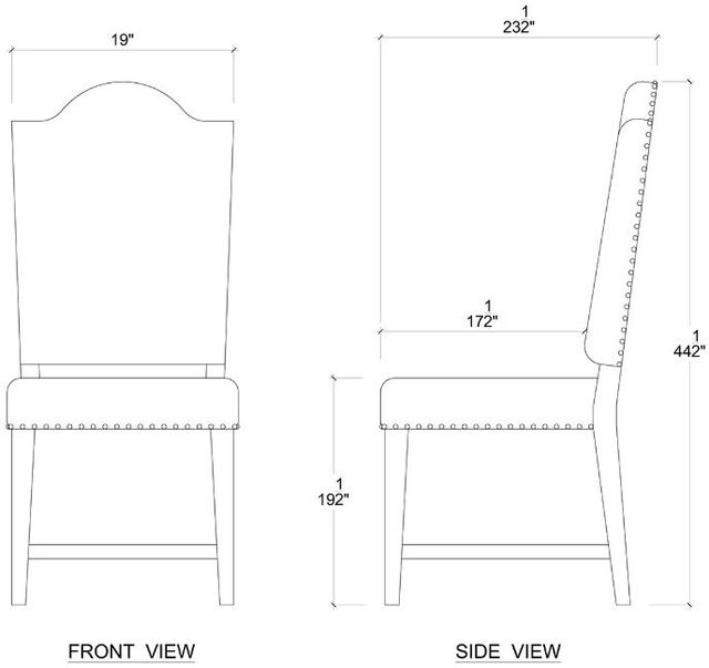 Bramble Customizable Lorient Dining Chair-1