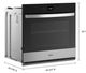 Whirlpool® 30" Stainless Steel Single Electric Wall Oven-4