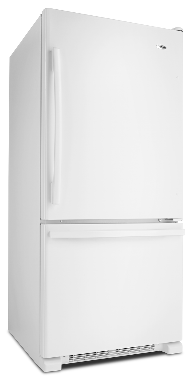 Amana® 30 in. 18.7 Cu. Ft. White Bottom Freezer Refrigerator-2
