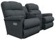 La-Z-Boy® Pinnacle Denim Power Wall Reclining Loveseat with Console and Headrest-0