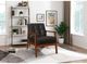 Mazin Furniture Alby Dark Brown Upholstered Accent Chair-4