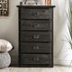 Furniture of America® Ampelios Wire-Brushed Black Chest-1