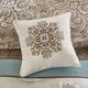 Olliix by Madison Park 7 Piece Blue Queen Caroline Jacquard Comforter Set-3