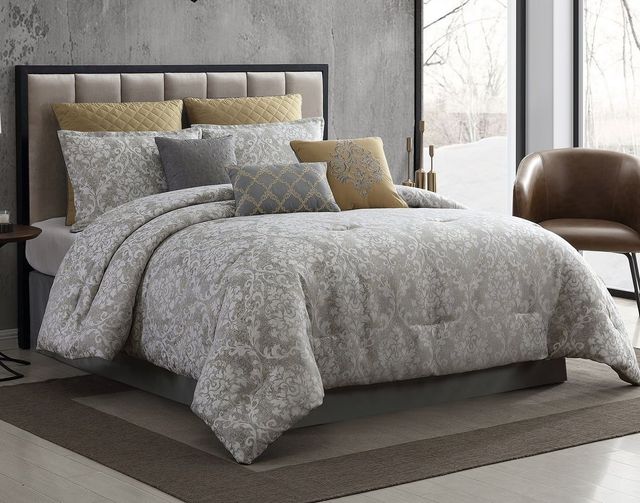 Hallmart Collectibles Lisbon 10-Piece King Comforter Set-0