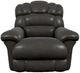 La-Z-Boy® Randell Dark Chocolate Leather Power Rocking Recliner with Headrest-1