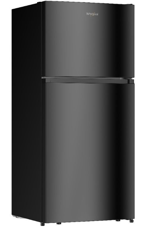 Whirlpool® 30” 18.2 Cu. Ft. Black Any-Room-Ready Top Freezer Refrigerator-2
