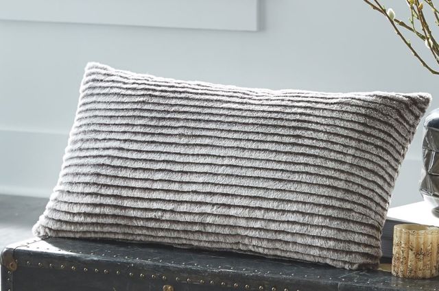 Signature Design by Ashley® Metea Black/Gray Pillow-1