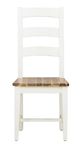 A & B Home 2-Piece White Dining Chair Set-1