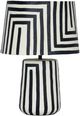 TOV Furniture Minori Black Striped Table Lamp-0