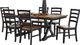 Signature Design by Ashley® Wildenauer 7-Piece Brown/Black Dining Table Set-0