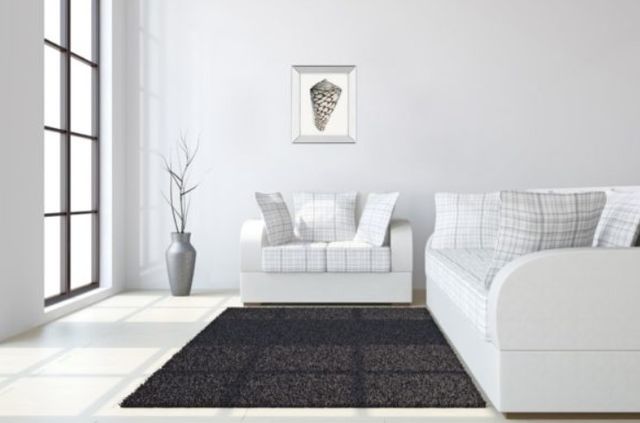 Classy Art Modern Shell with Teal Il by Patricia Pinto Wall Art-3