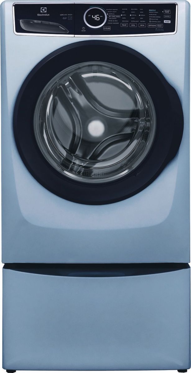 Electrolux® Glacier Blue Front Load Washer & Electric Dryer Laundry Pair-2