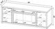 Coaster® Fuller Mango Fireplace Media Console TV Stand-2