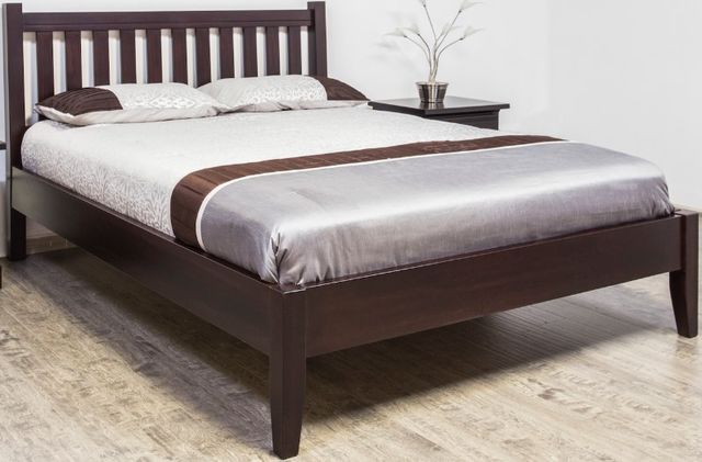 Mako Wood Furniture Soho Brown Queen Panel Bed-0