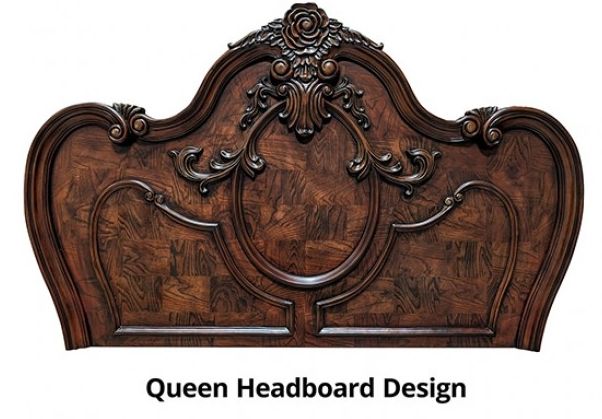 Furniture of America® Roselli 4-Piece Dark Cherry Queen Bedroom Set-2