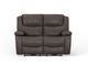 Madras Power Leather Loveseat-2