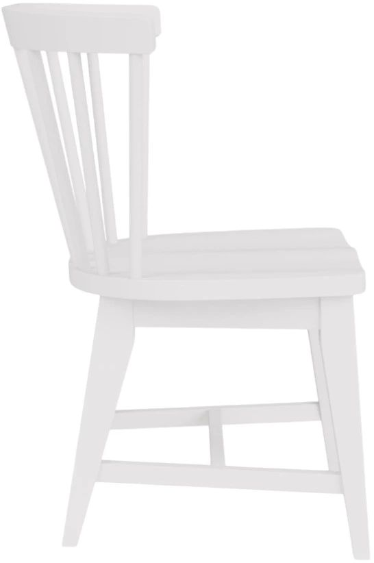 Riverside Furniture Rosalie 2-Piece White Caps Dining Side Chair Set-3