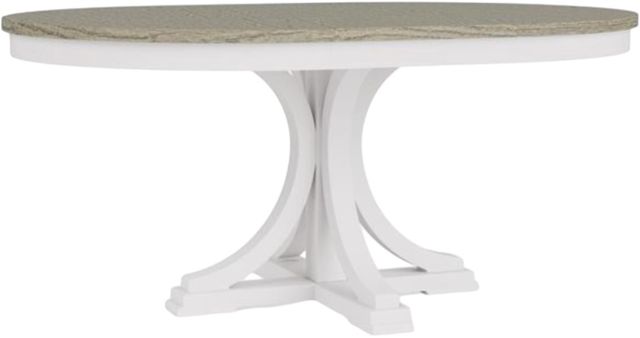 Riverside Furniture Cora Fog Round Dining Table with Cloud Base-0