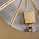 A & B Home Gold Wall Mirror with LED Lighting-5