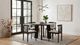 Coaster® Strouse 5-Piece Black/Wheat Dining Table Set-1