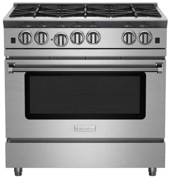 BlueStar® RNB Series 36" Color Match Pro Style Gas Range-0
