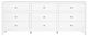 Butler Specialty Company Nora Smooth White 84" Dresser-3