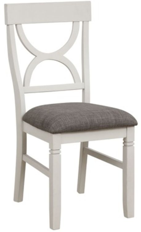 American Wholesale Furniture Anna 6-Piece Gray/White Dining Set-2