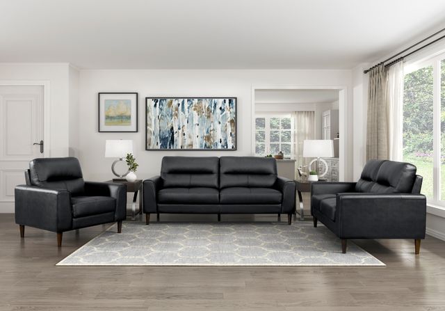 Homelegance® Lewes Black Sofa-1