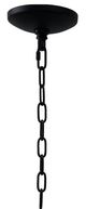 YHD Matte Black 6-Light Chandelier-3