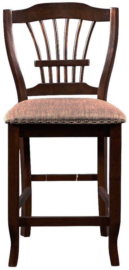 New Classic® Home Furnishings Bixby Espresso Counter Chair-1
