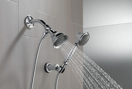Delta Universal Showering Chrome Shower Arm Diverter for Hand Shower-2