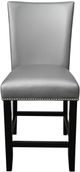 Steve Silver Co. Camila Espresso/Silver Upholstered Counter Stool-3