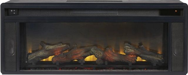 Signature Design by Ashley® Darborn Gray/Brown 88" TV Stand with Electric Fireplace-5