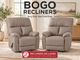 Duo Chestnut 2 Piece BOGO Rocker Recliner Set-0