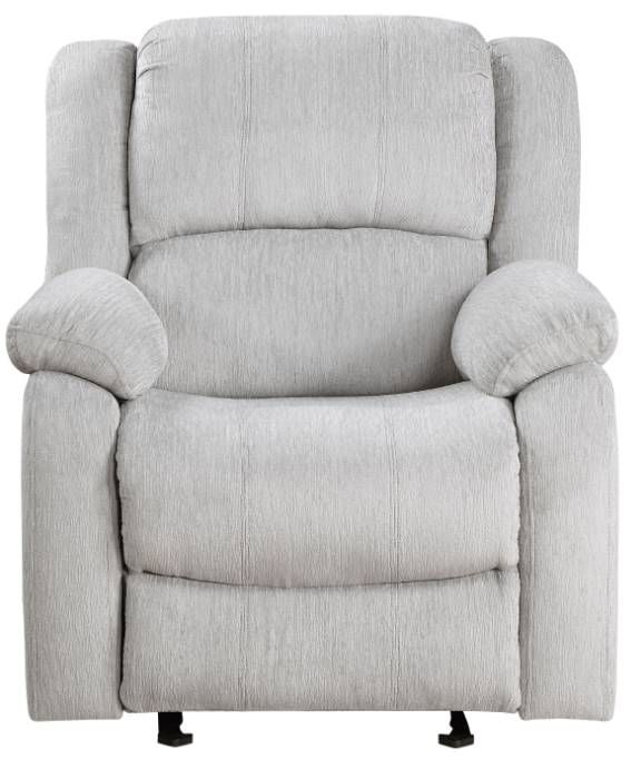 Homelegance® Fairview Gray Manual Glider Recliner-3