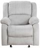 Homelegance® Fairview Gray Manual Glider Recliner-3