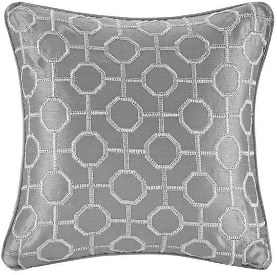 Olliix by Madison Park 4 Piece Grey Full/Queen Bennett Reversible Jacquard Coverlet Set-2