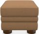 La-Z-Boy® Pembroke Fawn Ottoman with Brass Nailhead Trim-1