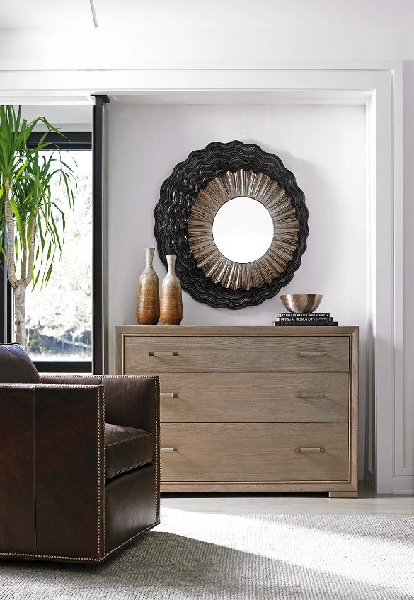 Lexington Home Shadow Play Simone Dark Walnut Accent Mirror-1