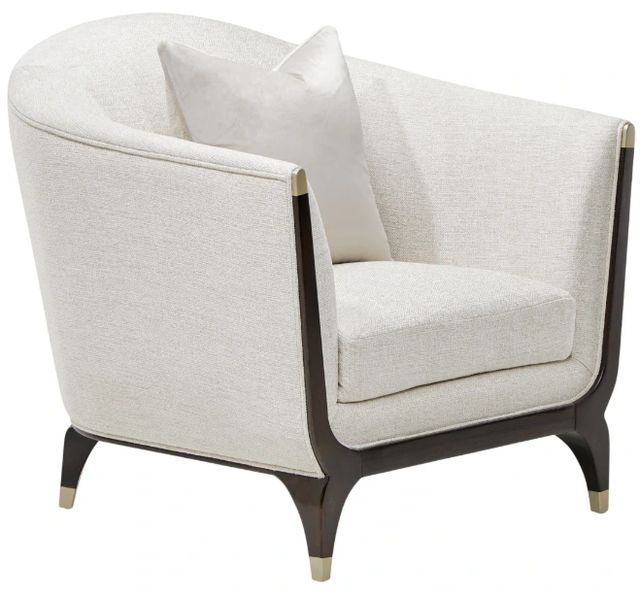 Michael Amini® Paris Chic Espresso/Ivory Matching Chair-0