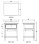 Bramble Seraphine 1-Drawer Bedside Table-2