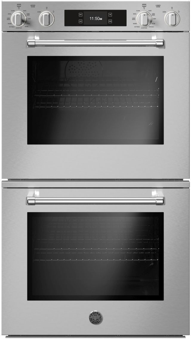 Bertazzoni Master Series 30" Stainless Steel Double Electric Wall Oven-0