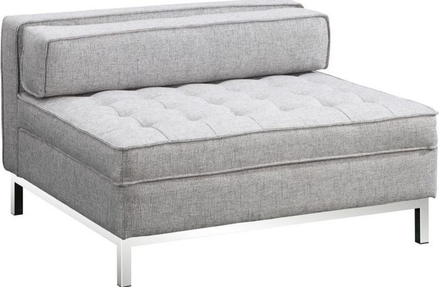 Moe's Home Collection Covella Light Grey Storage Ottoman-0