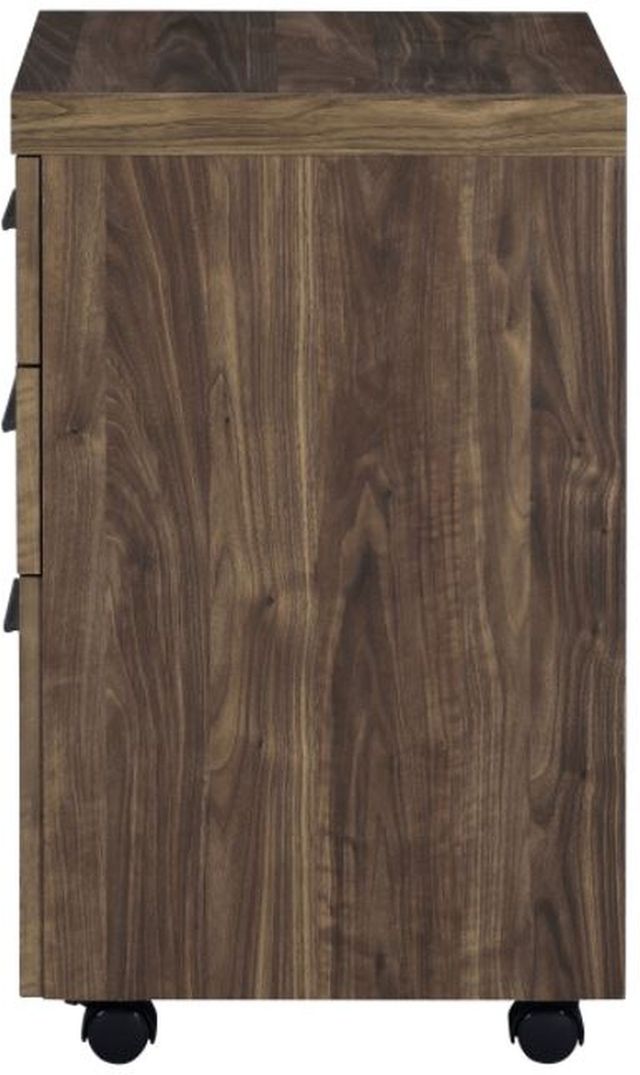 Coaster® Luetta Aged Walnut 3-Drawer Mobile Storage Cabinet with Casters -3