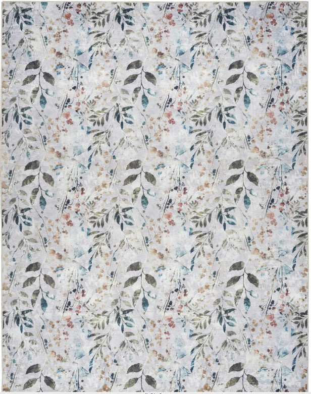 Casa Watercolour Flowers Area Rug - 5'x8'